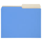 Merangue File Folders - Letter Size - Blue Paint - 3 Pack-Fits standard letter-size documents and papers
