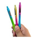 Zebra Z-Grip Retractable Ballpoint Pen - 1. mm - Black - Assorted-Low viscosity ballpoint ink for a smooth, skip-less writing experience