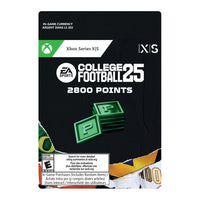 EA Sports College Football 25: 2800 Points for Xbox Series X [Digital Download]-Genre: Sports