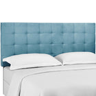 Modway Paisley Tufted Upholstered Performance Velvet Full/Queen Headboard - Sea Blue-Fiberboard and Plywood Frame
