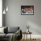 Montreal Canadiens 1993 Stanley Cup - Framed Canvas - 31" x 22"-Ready to hang - arrives fully assembled