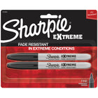 Sharpie Extreme Permanent Markers - Fine Point - Black - 2 Pack-The ink delivers up to 96+ hrs. in ultraviolet exposure and increased adhesion on most surfaces
