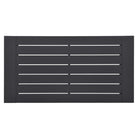 Modway Tahoe Outdoor Patio Powder-Coated Aluminum Coffee Table - Grey-6