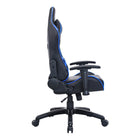 TygerClaw High Back Gaming Chair for Maximum Comfort - Blue-Armrests move up and down to fit your natural sitting position for relaxed shoulders and arms