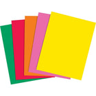 Staples Fluorescent Coloured Copy Paper - Letter - 8-1/2" x 11" - Assorted Colours - Ream-24 lb.