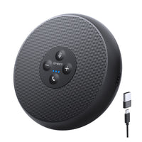 EMEET OfficeCore M1A Plug-and-Play USB Speakerphone - Zoom Certified-Two Omni-Directional Microphones: Pick up voices from any direction. No need to stick to your seat for the whole meeting.
