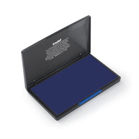 Trodat 9053 Felt Stamp Pads - 3 1/2" x 6 3/8" - Blue-Blue Ink