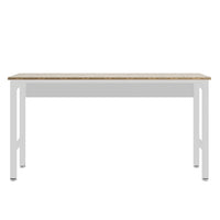 Manhattan Comfort Fortress 72.4" Modern Garage Table - White-Perfect Task Table for Laundry and Garage Rooms