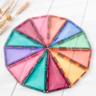 Connetix Pastel Creative Pack - 120 Pieces-All tiles feature Connetix unique bevelled design, allowing the tiles to be strong whilst offering clear refractions