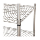 Seville Classics 5-Tier NSF Steel Wire Shelving Rack with Wheels - 72" H x 36" W x 24" D-Capacity on leveling feet: 600 lb per shelf, evenly distributed, total system capacity on leveling feet: 3000 lb