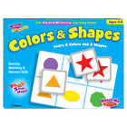 TREND Colours & Shapes Match Me Games -Learn colours and shapes with color swatches and photos of real-life objects.