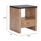 Zuo Natt Side Table - Black-6
