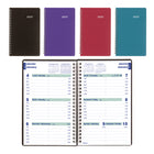 Blueline 2027 DuraFlex Weekly Diary with Twin-Wire Binding and Two-Piece Poly Cover – 8" x 5" – Assorted Colours – Bilingual-12-Month: January 2027 to December 2027