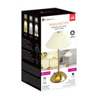 Xtricity Manchester Portable LED Table Touch Lamp - Cream-Touch activation for easy operation