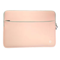 Vangoddy Neoprene 17" Laptop Protective Sleeve Case with Extra Pocket - Pink-Water Resistant Neoprene Material. Protects your laptop from moisture and minor spills.