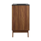 Modway Soma 30" Bathroom Vanity - Walnut/Black-8" Centerset Holes