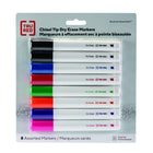 TRU RED Dry Erase Markers - Chisel Tip - Assorted - 8 Pack-Write and erase on whiteboards, glass, and other dry erase surfaces