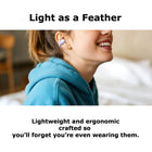 MyBat Open Ear Bluetooth Earbuds - Purple-Environmental Awareness - Earbuds keep you alert and aware