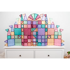Connetix Pastel Creative Pack - 120 Pieces-Build sturdier creations and enjoy clearer refractions as you gain confidence and familiarity with magnetic tile play