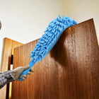 Gritt Commercial 22" Flexible Wand Duster with Microfiber and Chenille Sleeve - 2 Pack-Head bends in any shape to dust ceiling fans and more