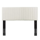 Modway Keira Performance Velvet King/California King Headboard - Ivory-Solid Wood and Particleboard Frame