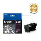 Epson T252 Ink Cartridge - High Capacity - Black-Worry-free handling - smudge, fade and water resistant prints 