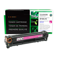 CIG HP 125A Remanufactured Toner Cartridge - Standard Yield - Magenta-Clover remanufactured printer cartridges are designed to meet or exceed HP brand print quality, page yield, and reliability