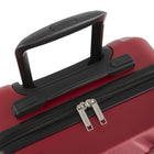 Swiss Mobility 3-Piece ABS Hardside Luggage Set - ABS - Red-Dimensions (with wheels) - Carry-on: 14.5 W x 21.2 H x 7.5 D in, Medium: 17 W x 26 H x 10.2 D in, Large: 19 W x 30 H x 12.2 D in
