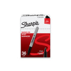 Sharpie Permanent Markers - Fine Tip - Black - 36 Pack-Pen-style permanent markers with fine tips create thin, accurate lines