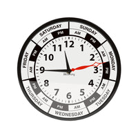 BBIOS Living Day Reminder Clock - English-Day Reminder Clock keeps track of the day and time