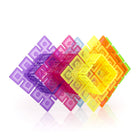 Guidecraft 96-Piece Interlox Squares Building Set-Such play also helps them to connect sight, sound, touch, taste, and smell to objects, to recognize shapes, patterns, and colours, develop hand eye coordination and memory, and to bond with you and others