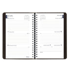 Blueline 13 Months Weekly/Monthly Academic Planner - July to July - 8" H x 5" W - Black - Bilingual-Ruled weekly layout