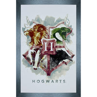Hogwartz Logo - Framed Print - 30" x 39"-High-quality art print professionally matted and framed