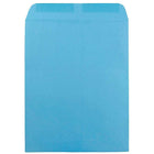 JAM Paper 10 x 13 Open End Catalog Envelopes with Gum Closure, Brite Hue Blue Recycled, 50 Pack (87725I)-Size: 10 x 13 inches
