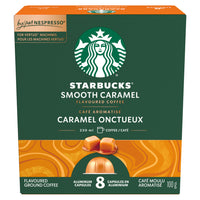 Starbucks by Nespresso Coffee Capsules - Smooth Caramel - 8 Pack-Smooth caramel flavoured coffee capsules compatible with Nespresso Vertuo machines