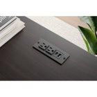 Thomasville Azuria 48" W Desk With Pull-Out Return And Power Center - Espresso -Espresso melamine finish