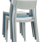 Offices to Go Kylie Armless Stacking Chair - Cadet-Shipped fully assembled