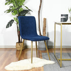 FurnitureR Dining Side Chairs - Green - 4 Pack-High cushioned full back to help keep your back supported and aligned