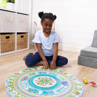 Melissa & Doug Round the Shore Tracks Cardboard Jigsaw Floor Puzzle With Wind-Up Vehicles - 48 Pieces-7