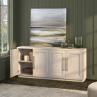 Hudson&Canal Tillman 68" Rectangular Buffet Table - Alder White-Product Dimensions: 68" L x 15" W x 30" H