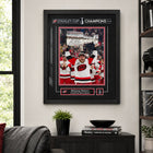 Frameworth Nikolaj Ehlers 16" H x 20" W Replica Signature Frame Carolina Hurricanes 2026 Stanley Cup Champions - Officially Licensed NHL/NHLPA-Professionally framed in Canada: The image is printed on high-quality photo paper and professionally finished in a black frame with a clear protective front