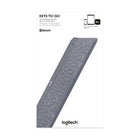 Logitech Keys-To-Go Bluetooth Keyboard for iPhone, iPad, and Apple TV - Stone-Dimensions: 0.24"H x 9.53"W x 5.39"D