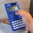 Casio FX-300ESPLUS2 Natural Math Scientific Calculator - Blue-Logarithm log , definable base