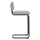 Modway Parity Boucle Bar Stools - Black Taupe - Set of 2-Assembly Required
