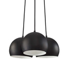 Modway Chalice 3-Light Metal Pendant - Black-Professional Installation