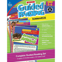 eBook: Carson Dellosa Publishing Ready to Go Guided Reading: Summarize - Grade 5 - 6-Complete guided reading set with 6 copies of 6 leveled readers - 36 readers total!