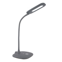OttLite Flexible Soft Touch LED Desk Lamp - Clearsun - Dark Grey-Proprietary exclusive OttLite ClearSun LED - reduces eyestrain by 51%