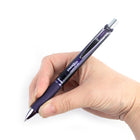 Pentel EnerGel Dark Colours Retractable Gel Roller - 0.7mm - Metal Tip - Bordeaux-Black Ink - 10 Pack-Liquid gel ink dries so fast even left-handed writers love it - no smears, no smudges, no globs