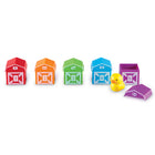 Learning Resources Peekaboo Learning Farm - Set of 10-Fine motor skills toys: Build fine motor skills with two piece barns sized right for little hands