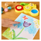 Crayola Butterfly Paint Palette-Customizable sheets: The set comes with ten 8" x 1" sheets of paper, perfectly sized for home printers to customize and print your own designs or worksheets